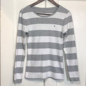 Tommy Hilfiger Stripes Long Sleeve Tee